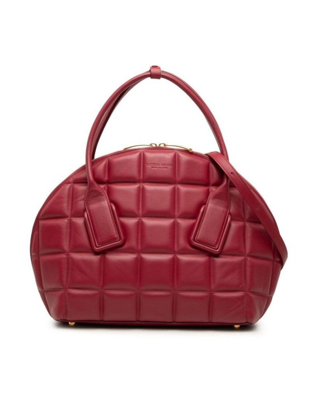 Bottega Veneta the Swoop 2-Way Shoulder Bag Red Leather
